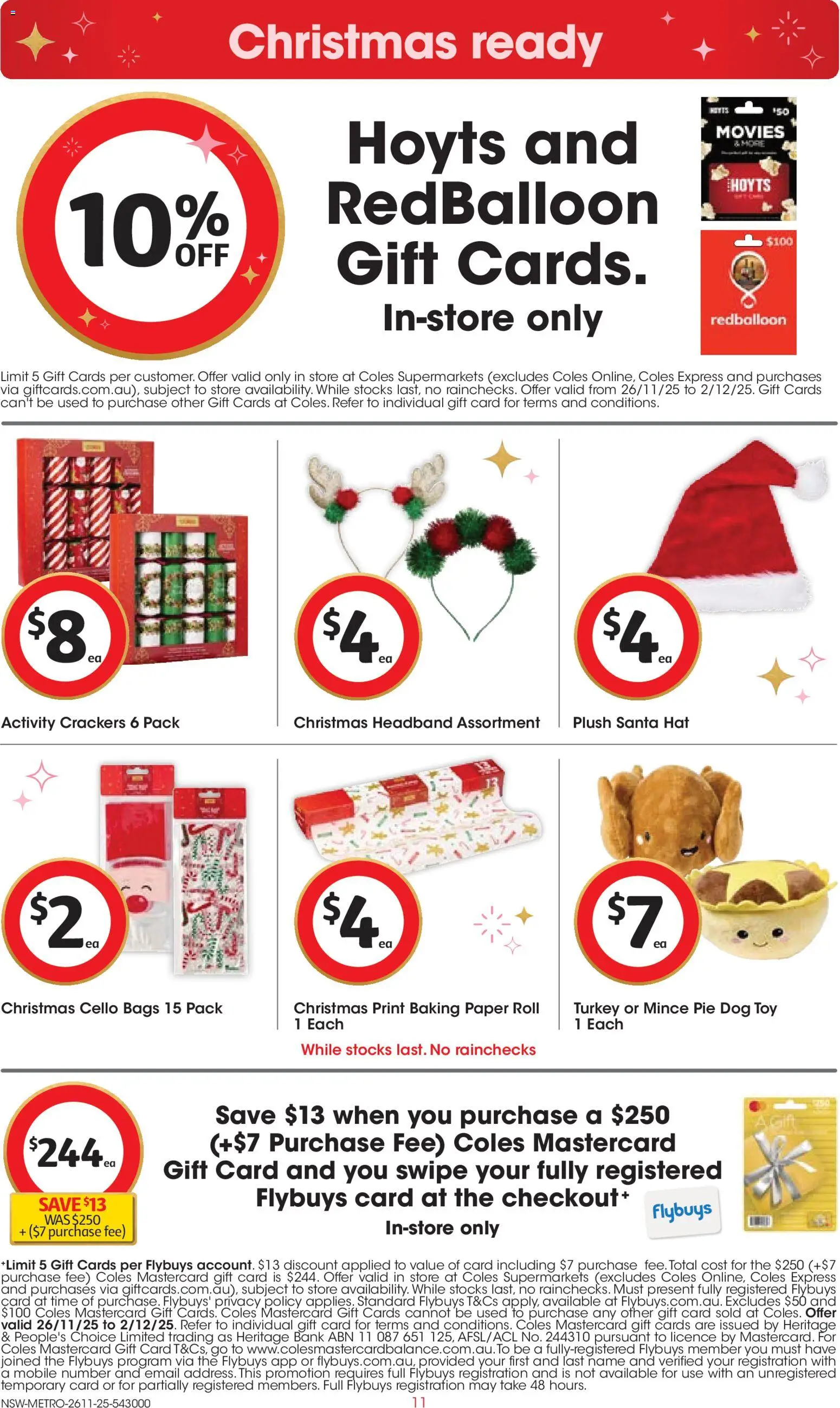 Coles Black Friday  - page 11- valid from 26/11/2025