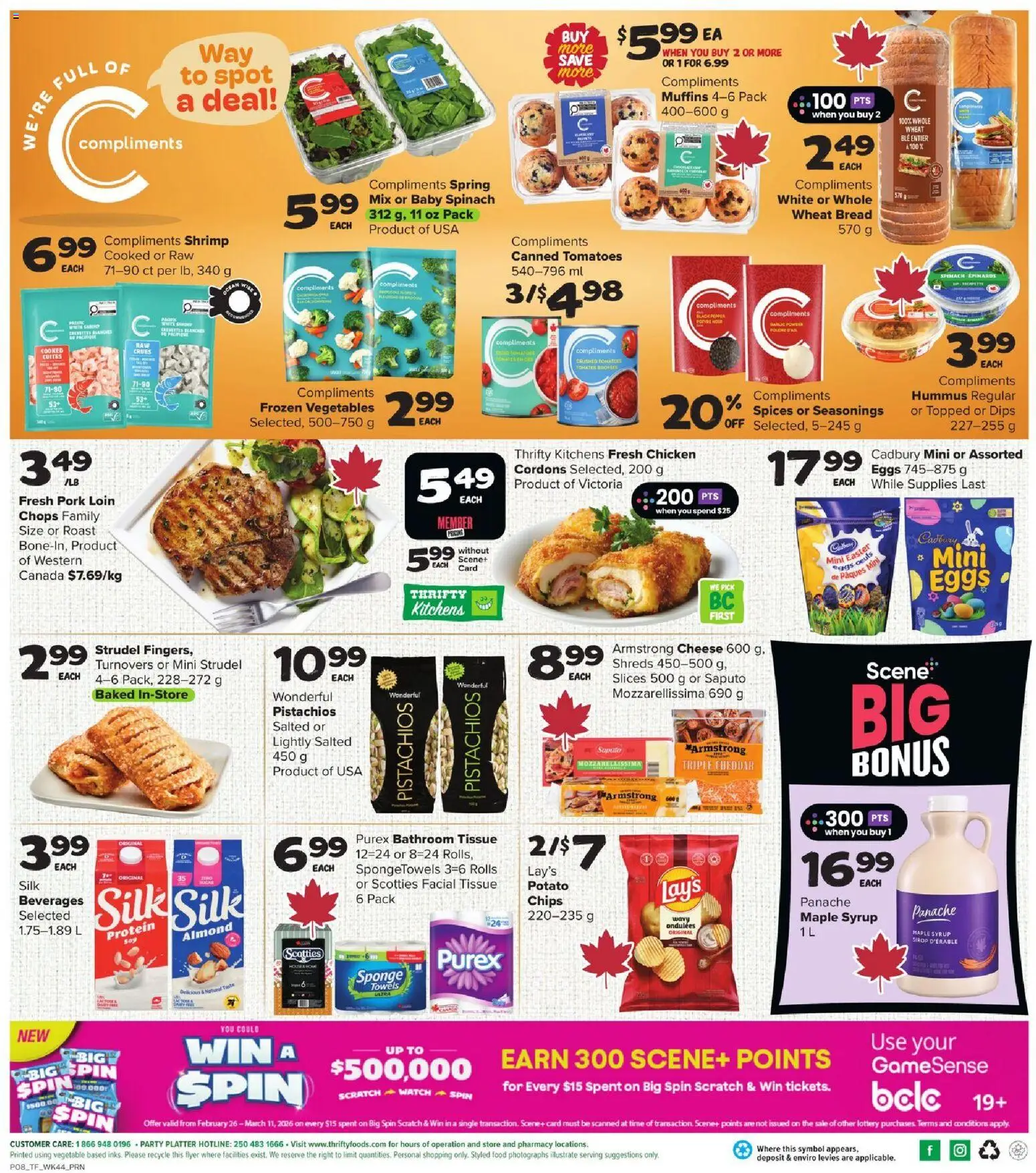 Thrifty Foods weekly flyer / circulaire - page 2- valid from Feb 26, 2026