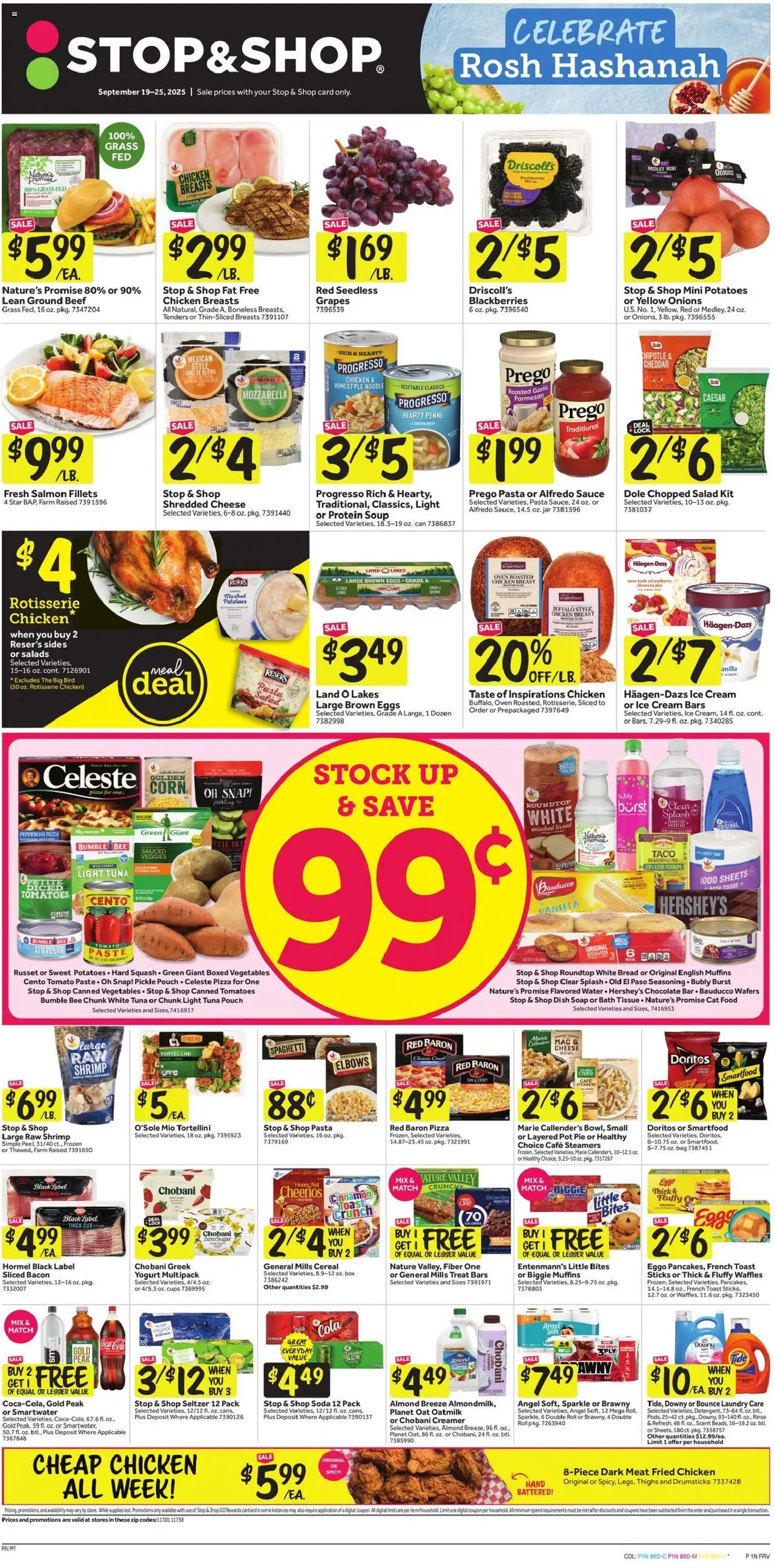 Stop & Shop Weekly Circular - NY - page 1- valid from 09/19/2025