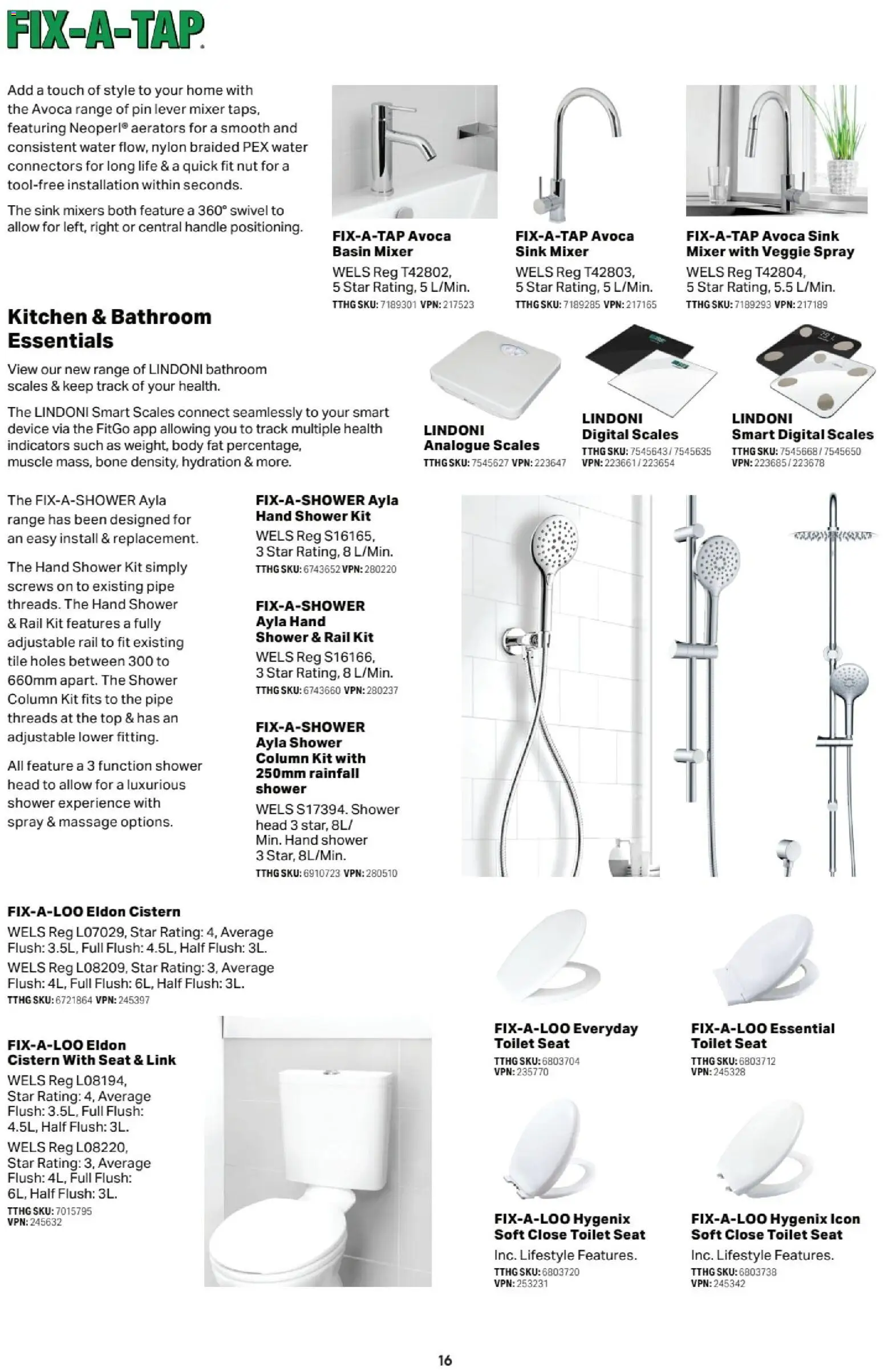 Mitre 10 - Bathroom, Kitchen and Laundry E-selection Guide 2026 - page 16- valid from 13/02/2026