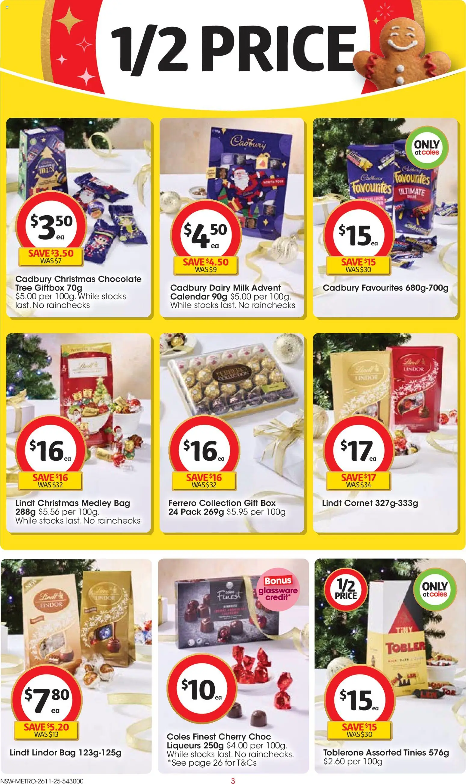 Coles Black Friday  - page 3- valid from 26/11/2025