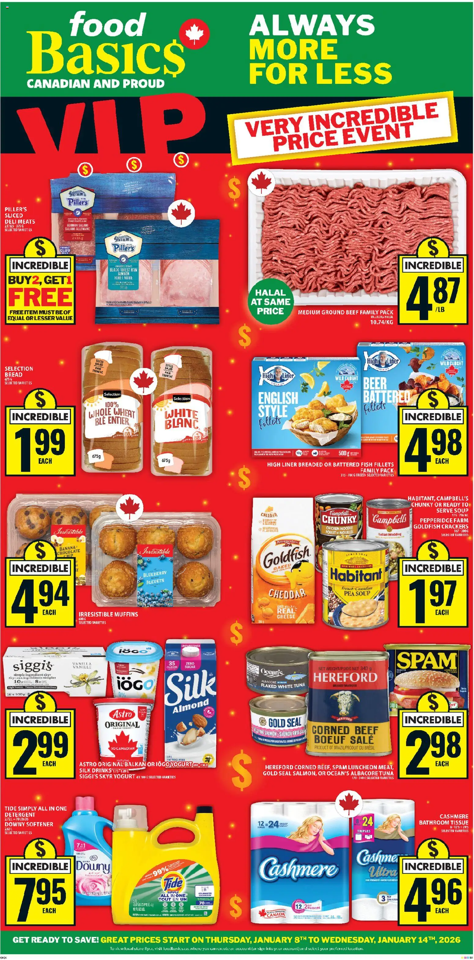 Food Basics weekly flyer / circulaire - page 1- valid from Jan 8, 2026