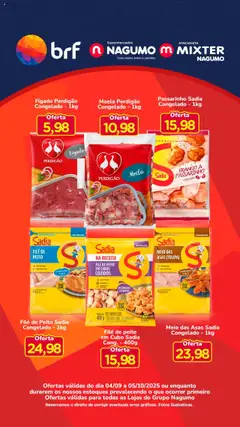 Pré-visualização Nagumo - Ofertas BRF válida a partir de 04/09/2025