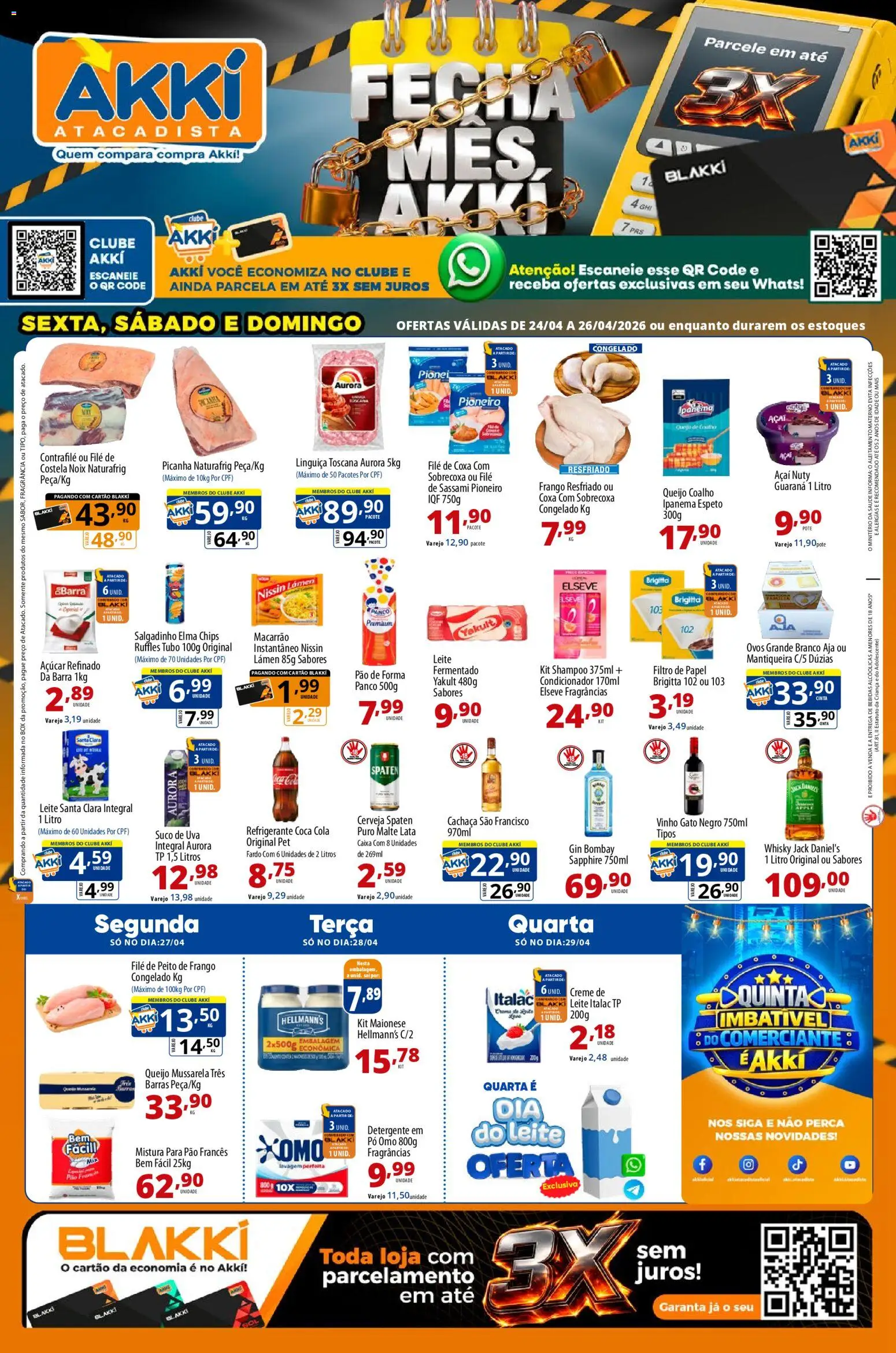 Akki Atacadista - Ofertas da semana - página 1- válido a partir de 24/04/2026
