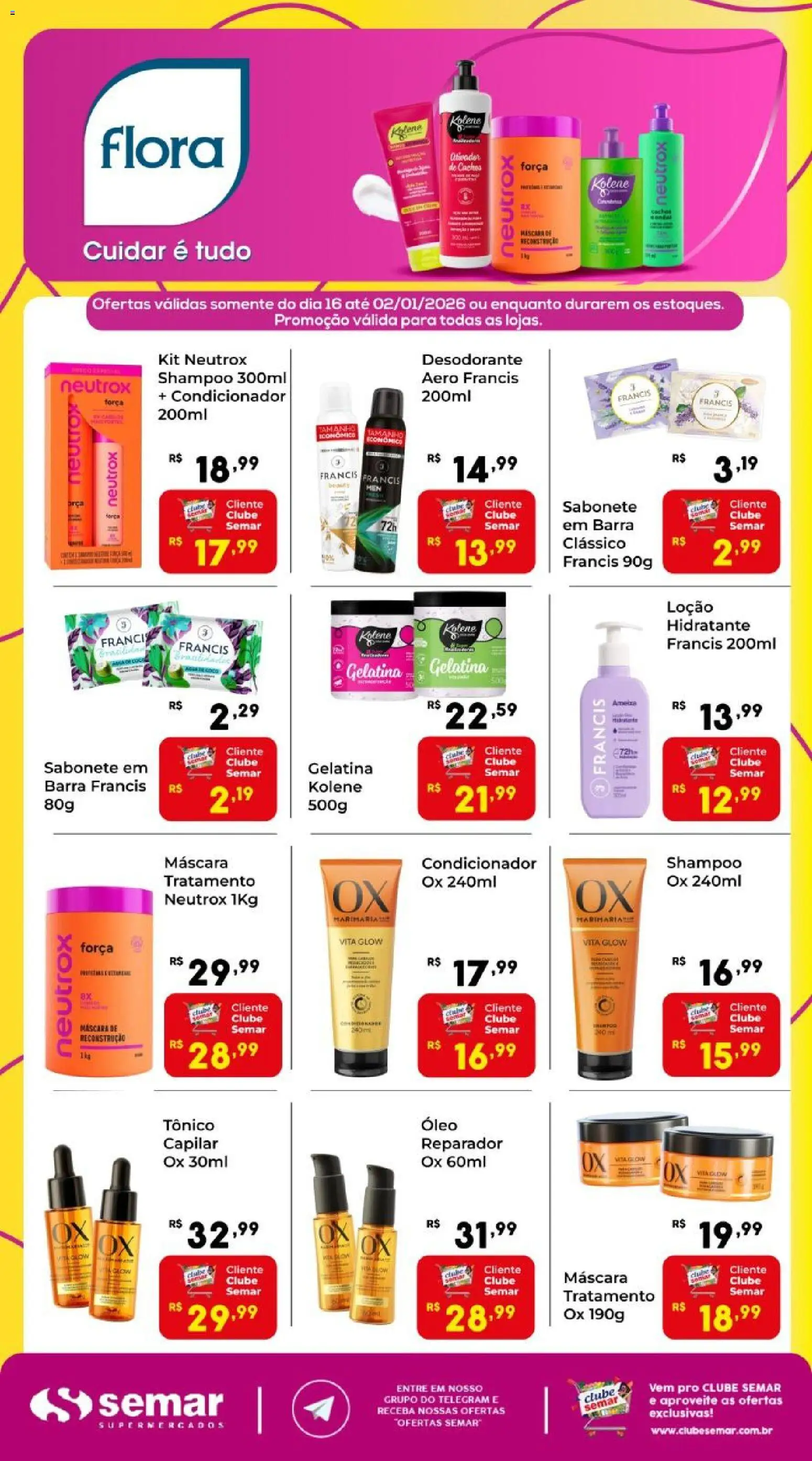Semar Supermercado - Ofertas Flora - página 1- válido a partir de 16/12/2025

