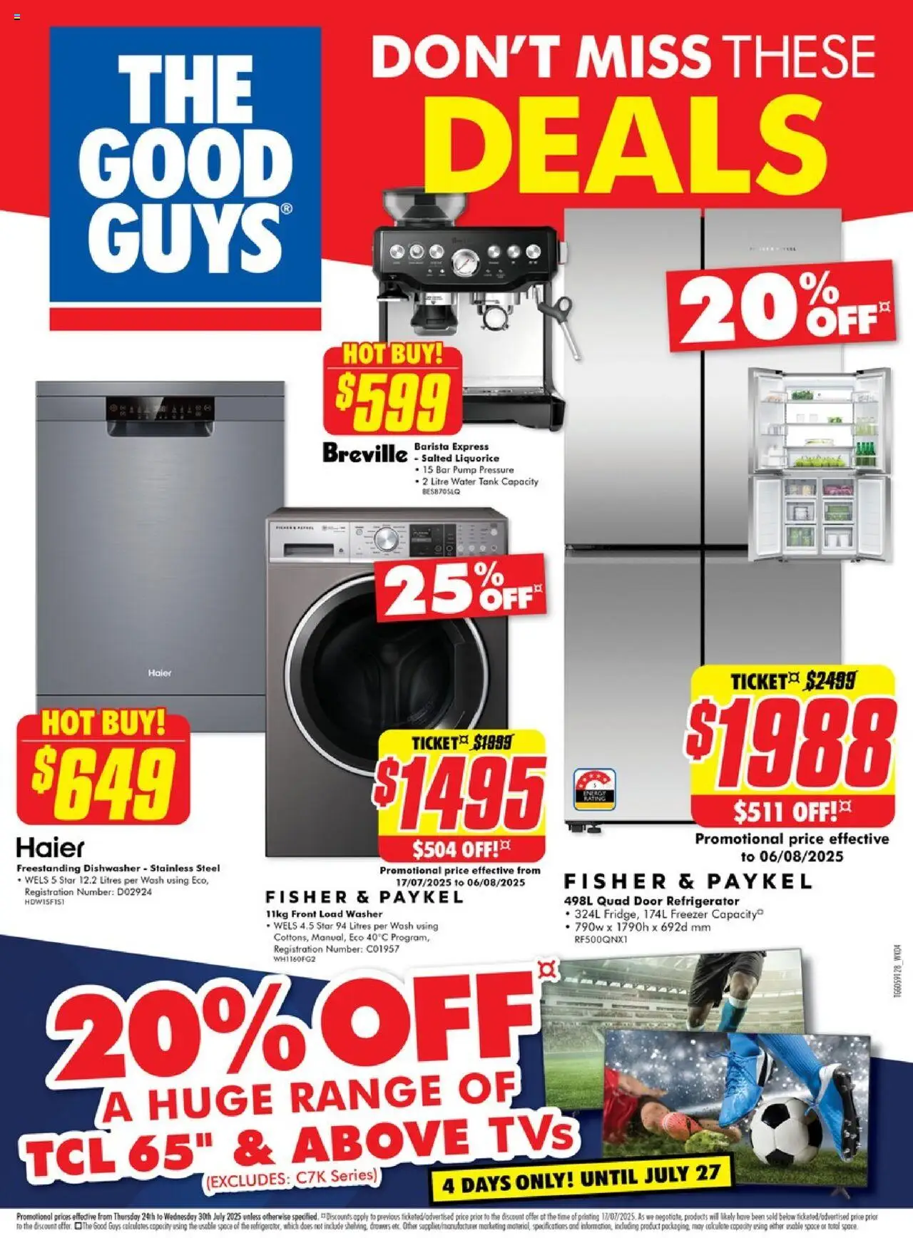 The Good Guys  Catalogue  - page 1- valid from 23/07/2025