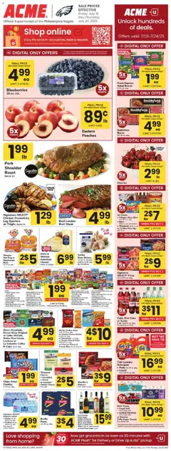 Preview Acme Weekly Ad - PA valid from 07/18/2025