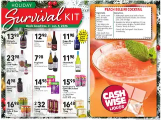 Preview Cash Wise Liquor Ad valid from 12/02/2025