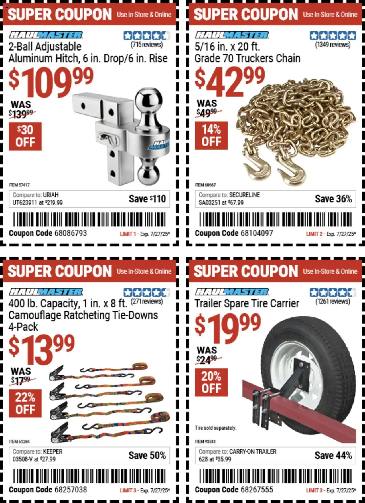 Harbor Freight Weekly Ad - page 15- valid from 07/14/2025