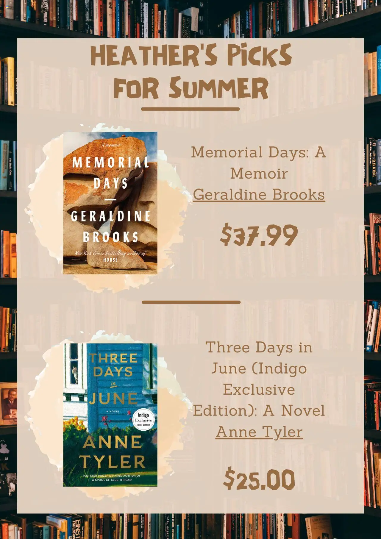 Chapters Indigo flyer / circulaire - page 5- valid from Jul 14, 2025