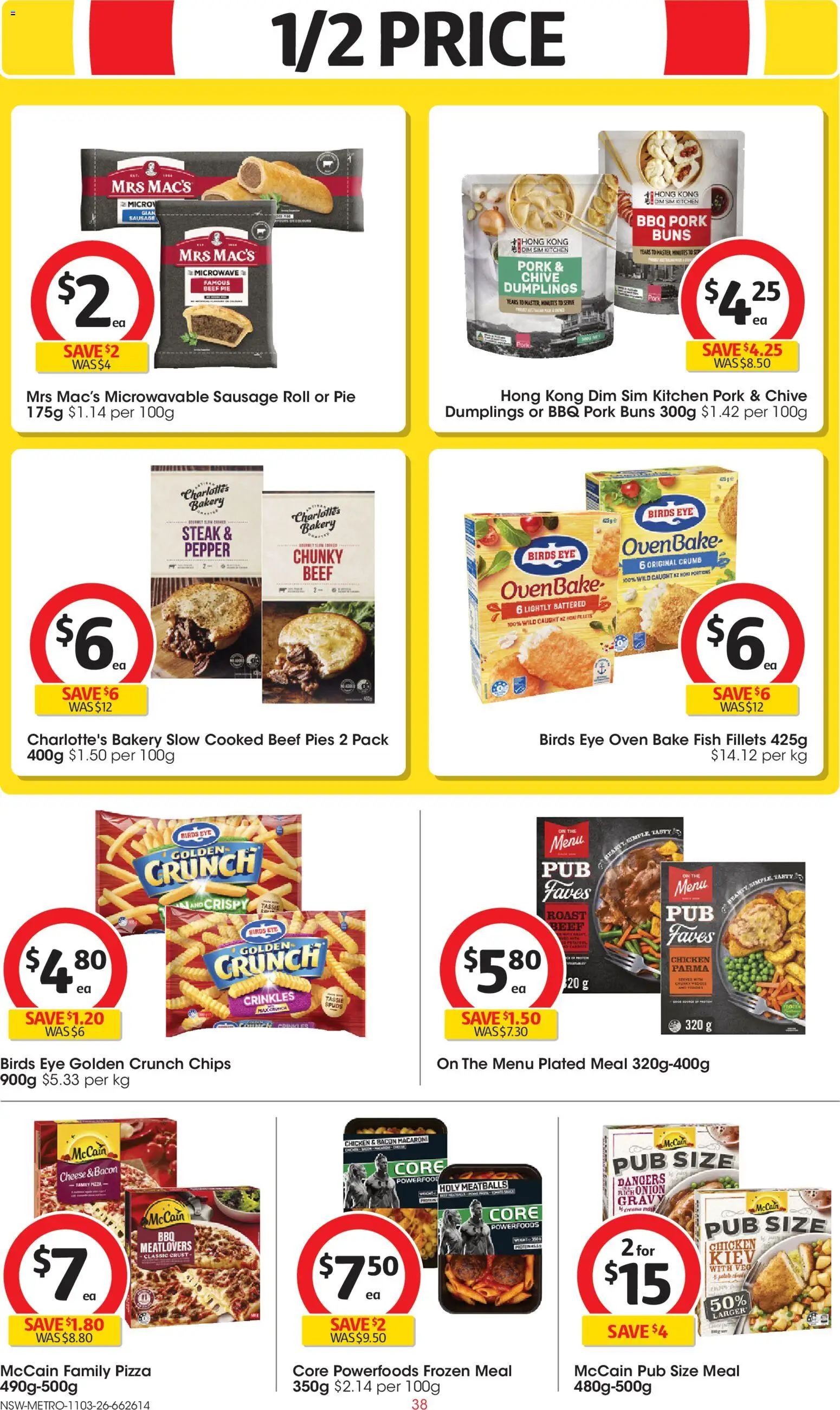 Coles catalogue  - page 38- valid from 11/03/2026