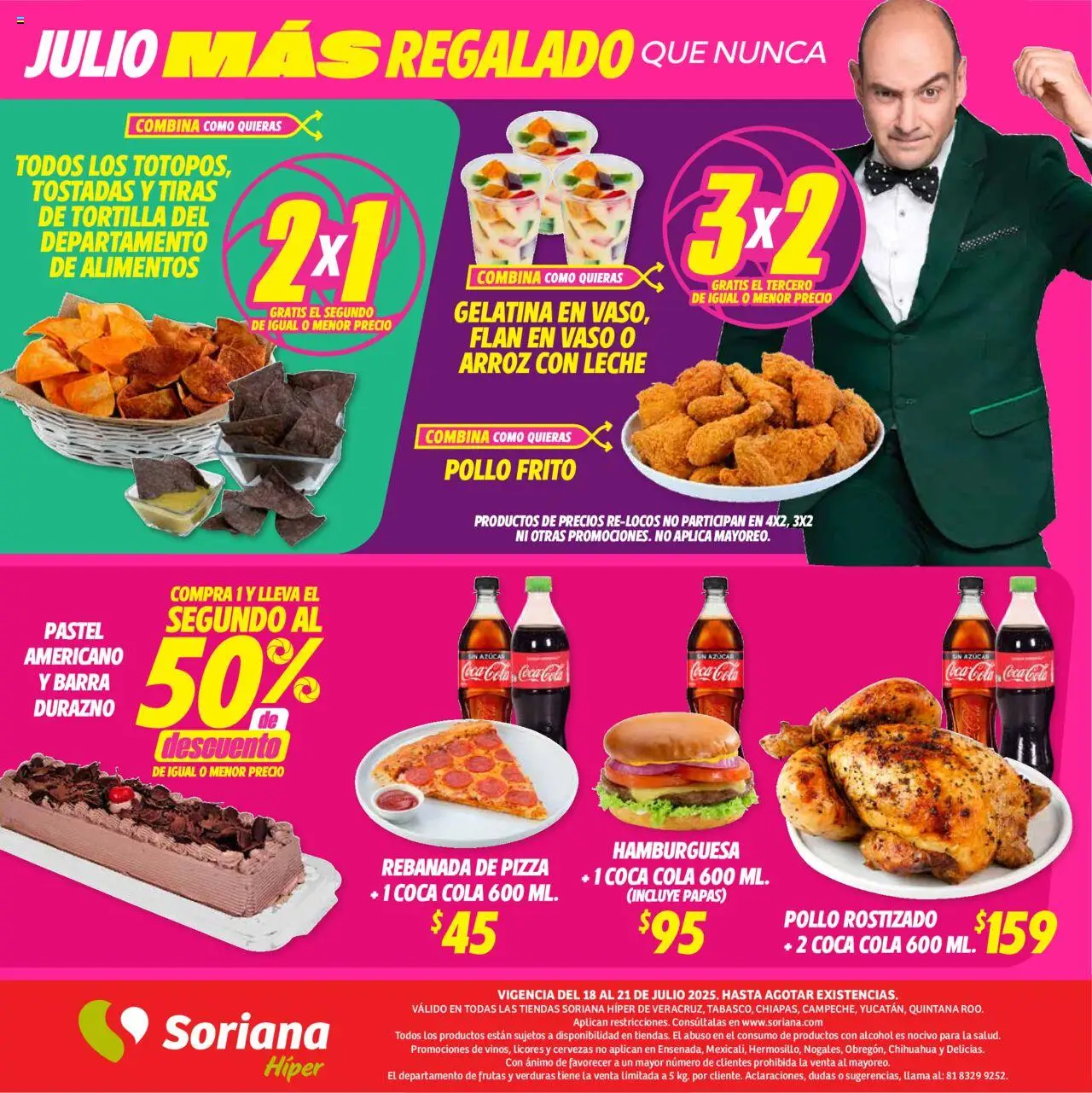 Soriana - Fin de Semana Híper: Ver, Tab, Chis, Camp, Yuc y Q. Roo - página 6- válido desde 18/07/2025