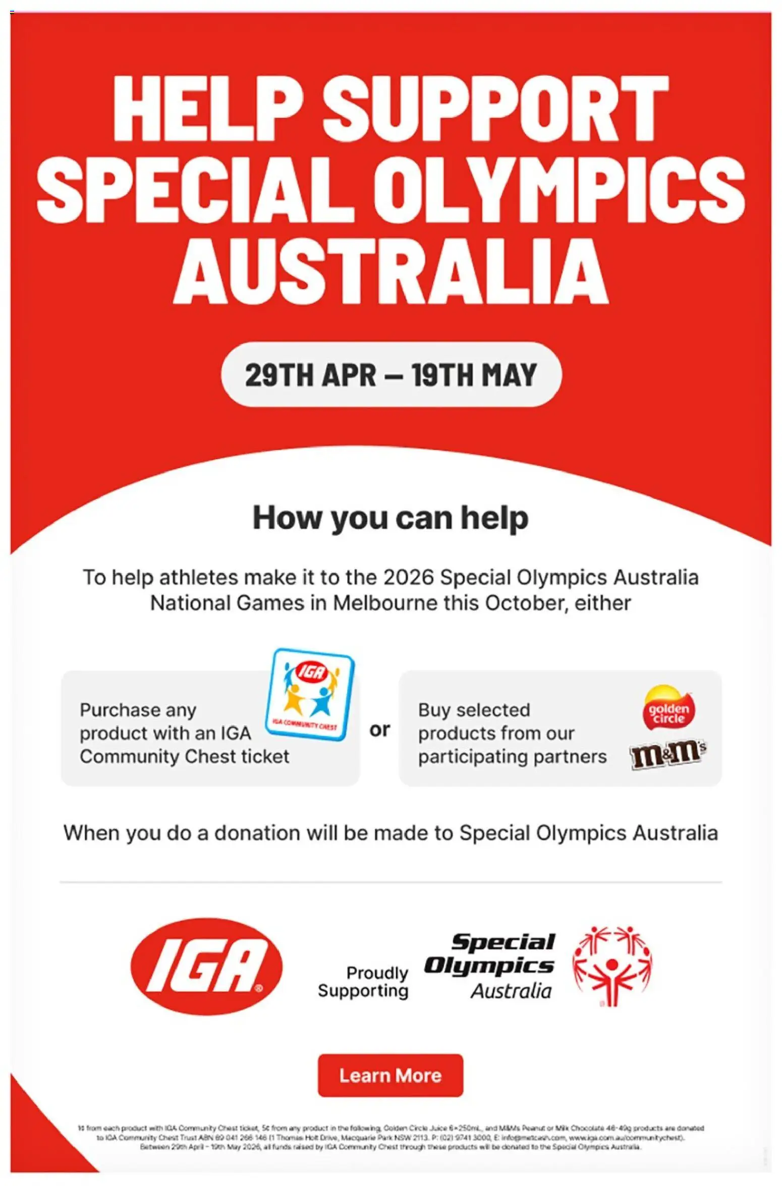 IGA catalogue  - page 40- valid from 29/04/2026