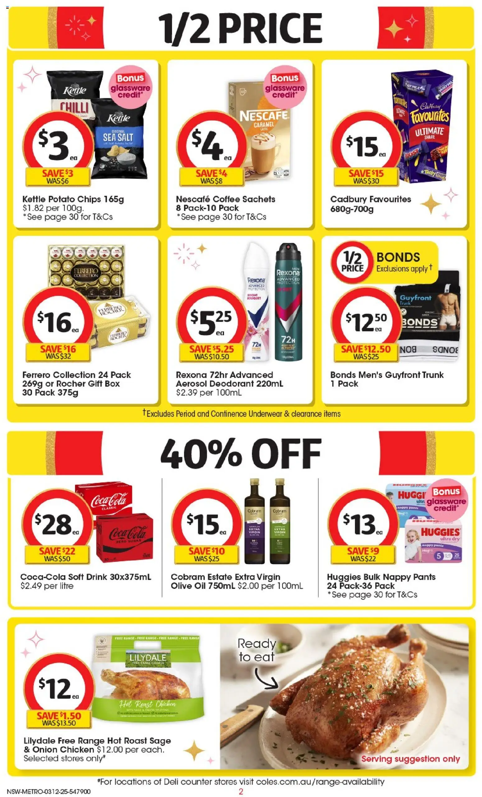 Coles  Catalogue  - page 3- valid from 03/12/2025