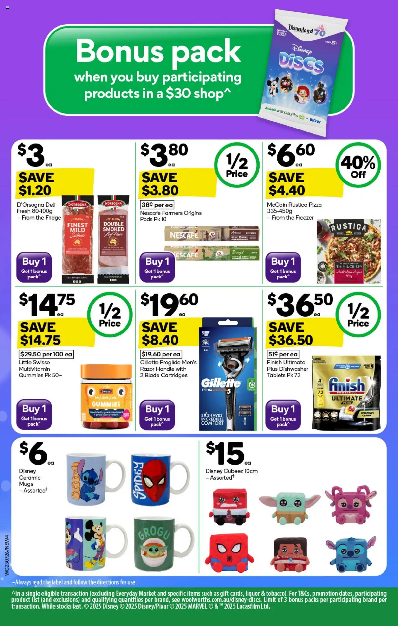 Weekly catalogue Woolworths NSW 23/07 - page 4- valid from 23/07/2025