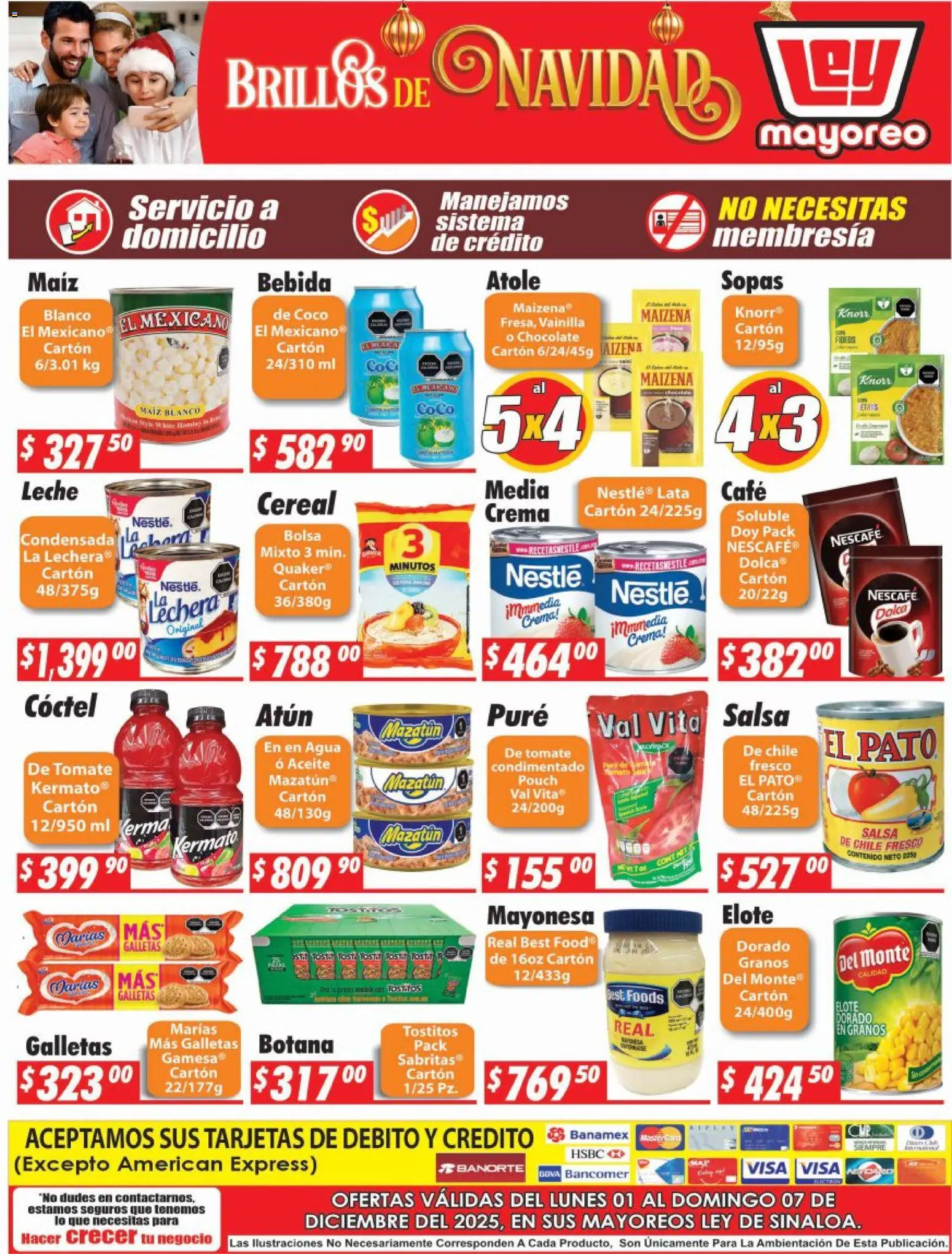 Casa Ley folleto Sinaloa - página 1- válido desde 01/12/2025