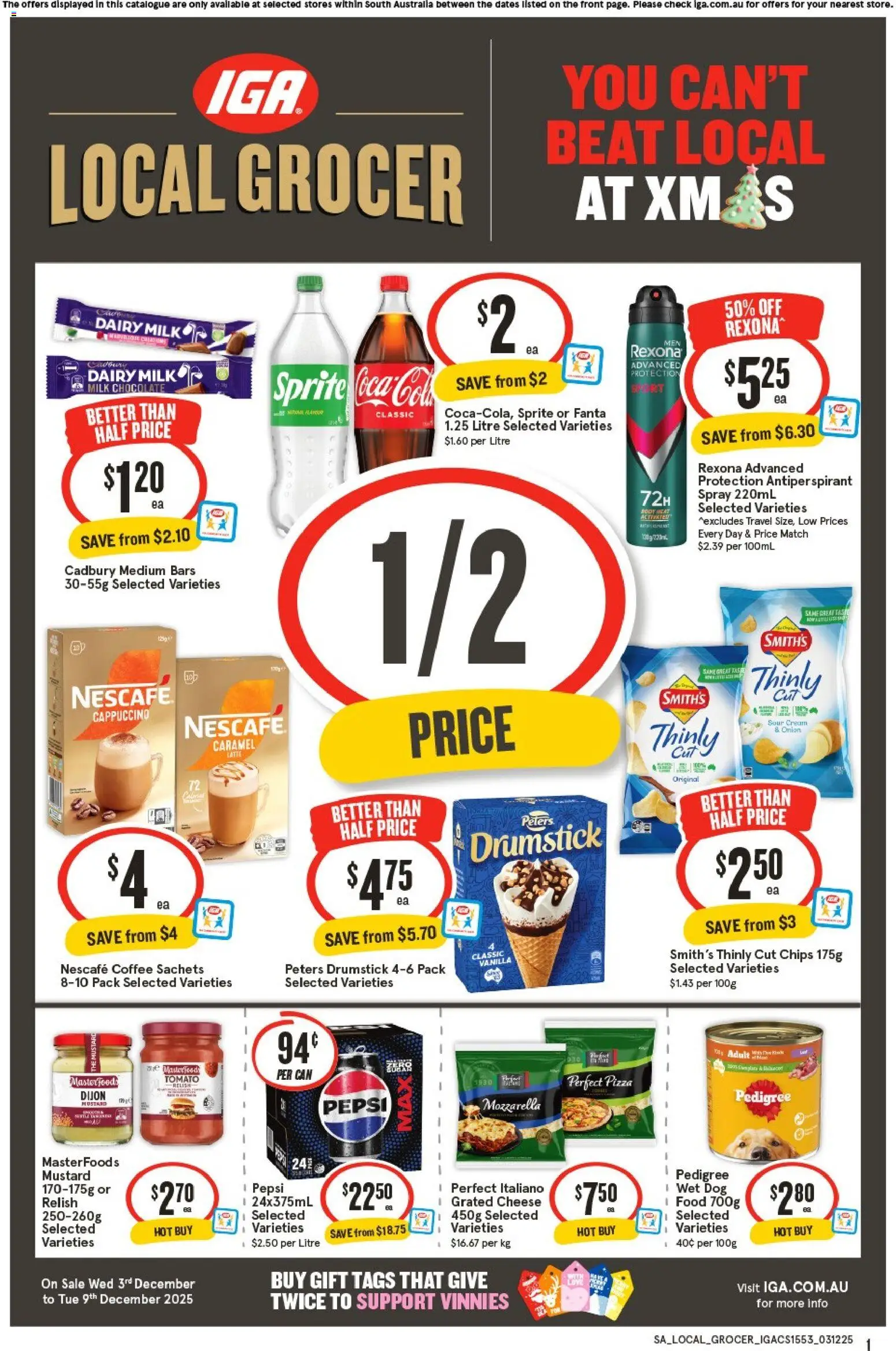 IGA Local Grocer SA - page 1- valid from 03/12/2025