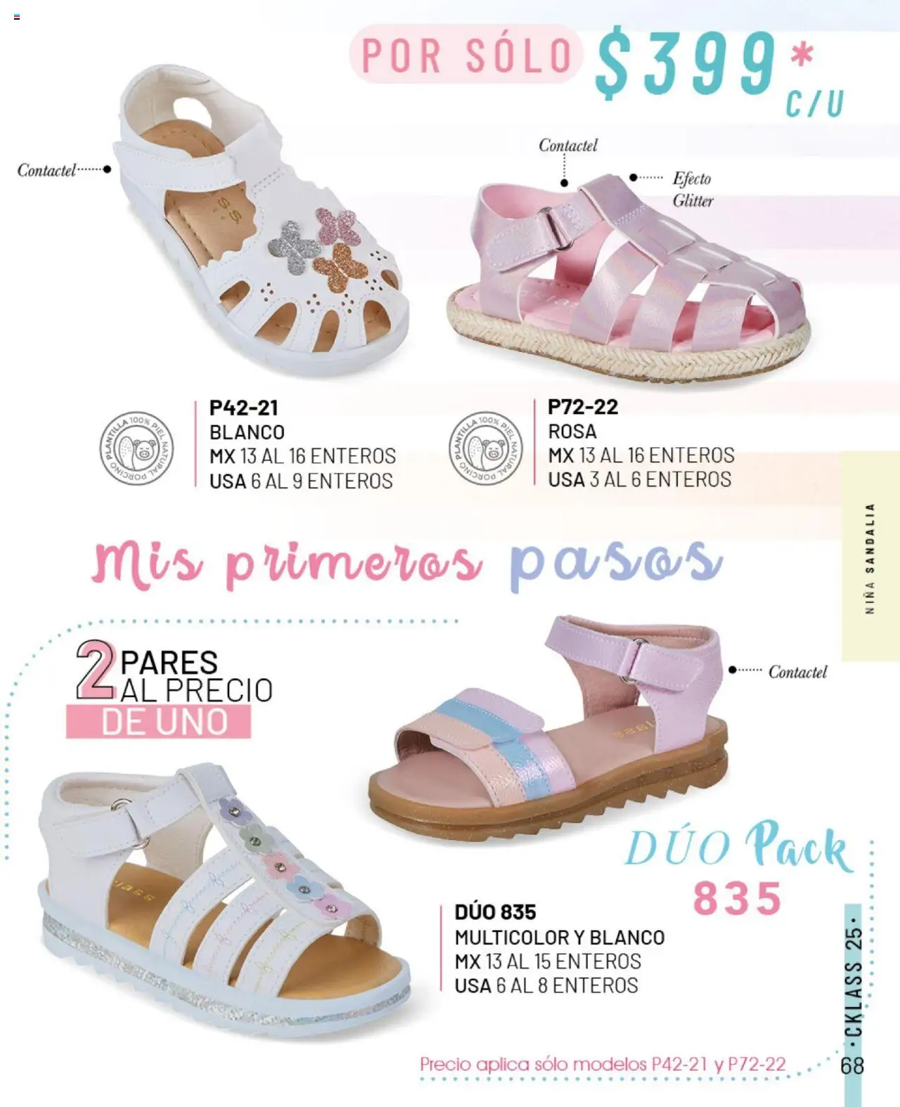 Cklass catálogo Sandalias - página 69- válido desde 14/07/2025