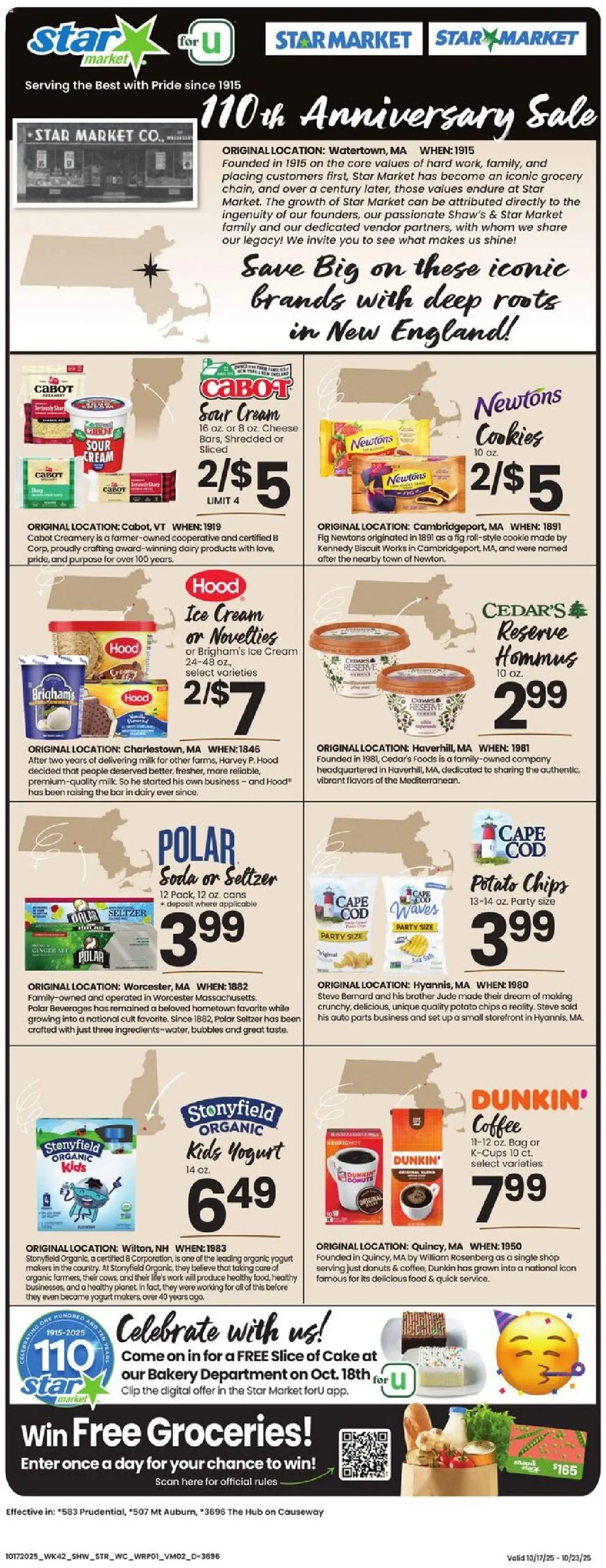 Star Market Weekly Ad - page 1- valid from 10/17/2025