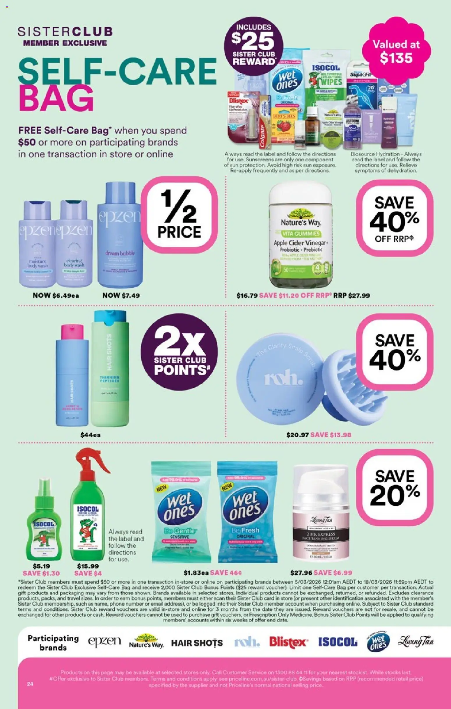 Priceline Pharmacy catalogue  - page 24- valid from 05/03/2026