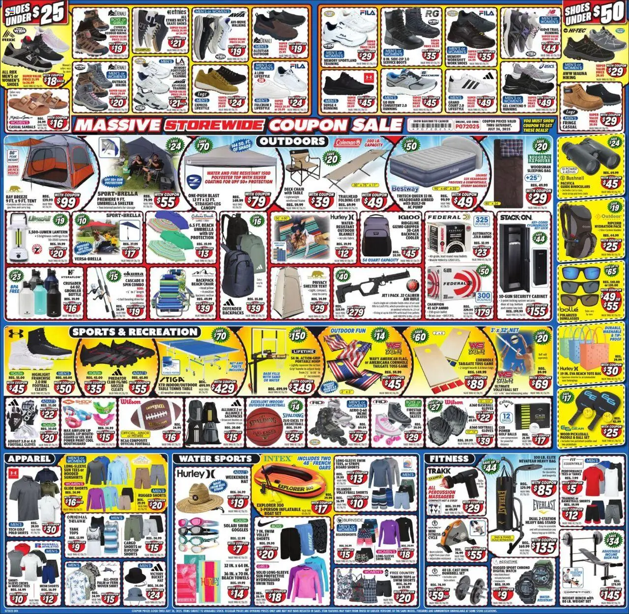 Big 5 Sporting Goods Weekly Ad - page 2- valid from 07/18/2025