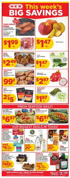 Preview H-E-B Weekly Ad valid from 07/16/2025