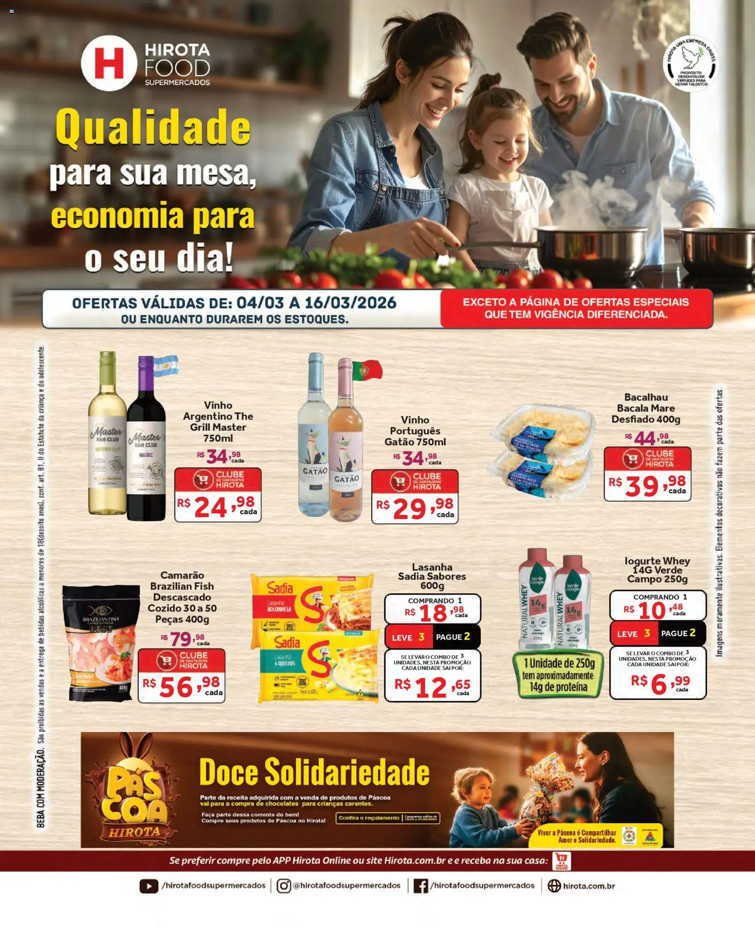 Hirota Food ofertas Quinzenal  - página 1- válido a partir de 04/03/2026
