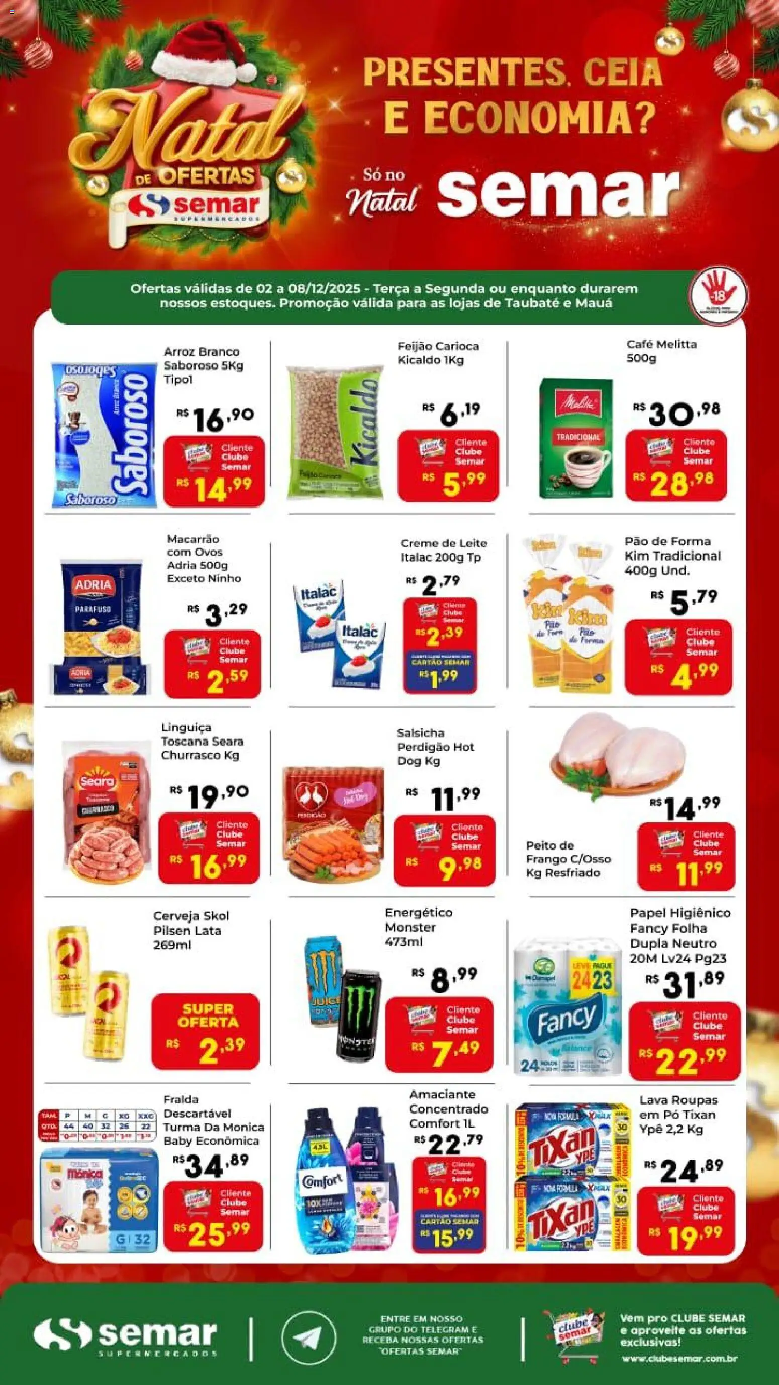 Semar Supermercado - Ofertas da semana - página 1- válido a partir de 02/12/2025
