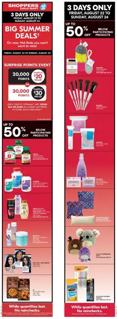 Preview Shoppers weekly flyer / circulaire valid from Aug 22, 2025