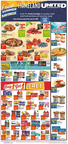 Preview Homeland Weekly Ad valid from 07/16/2025