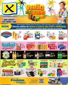 Pré-visualização X Supermercados - Ofertas da semana válida a partir de 07/01/2026