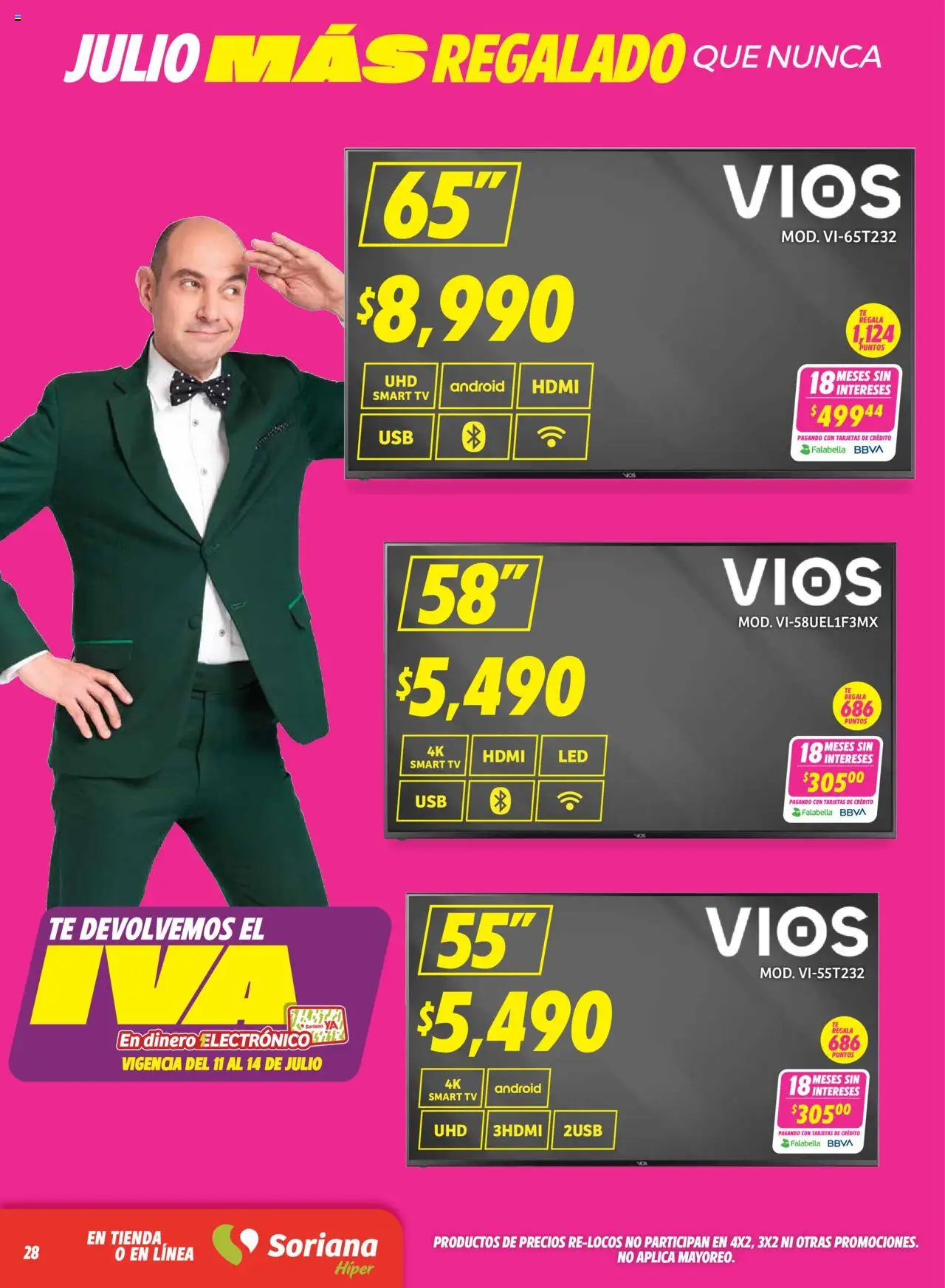 Soriana - Julio Regalado Híper Nacional - página 29- válido desde 11/07/2025