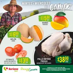 Soriana - Martes y Miércoles del Campo Súper: BCS, Son y Sin válido desde 22/07/2025