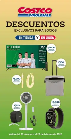 Costco catálogo válido desde 26/01/2026
