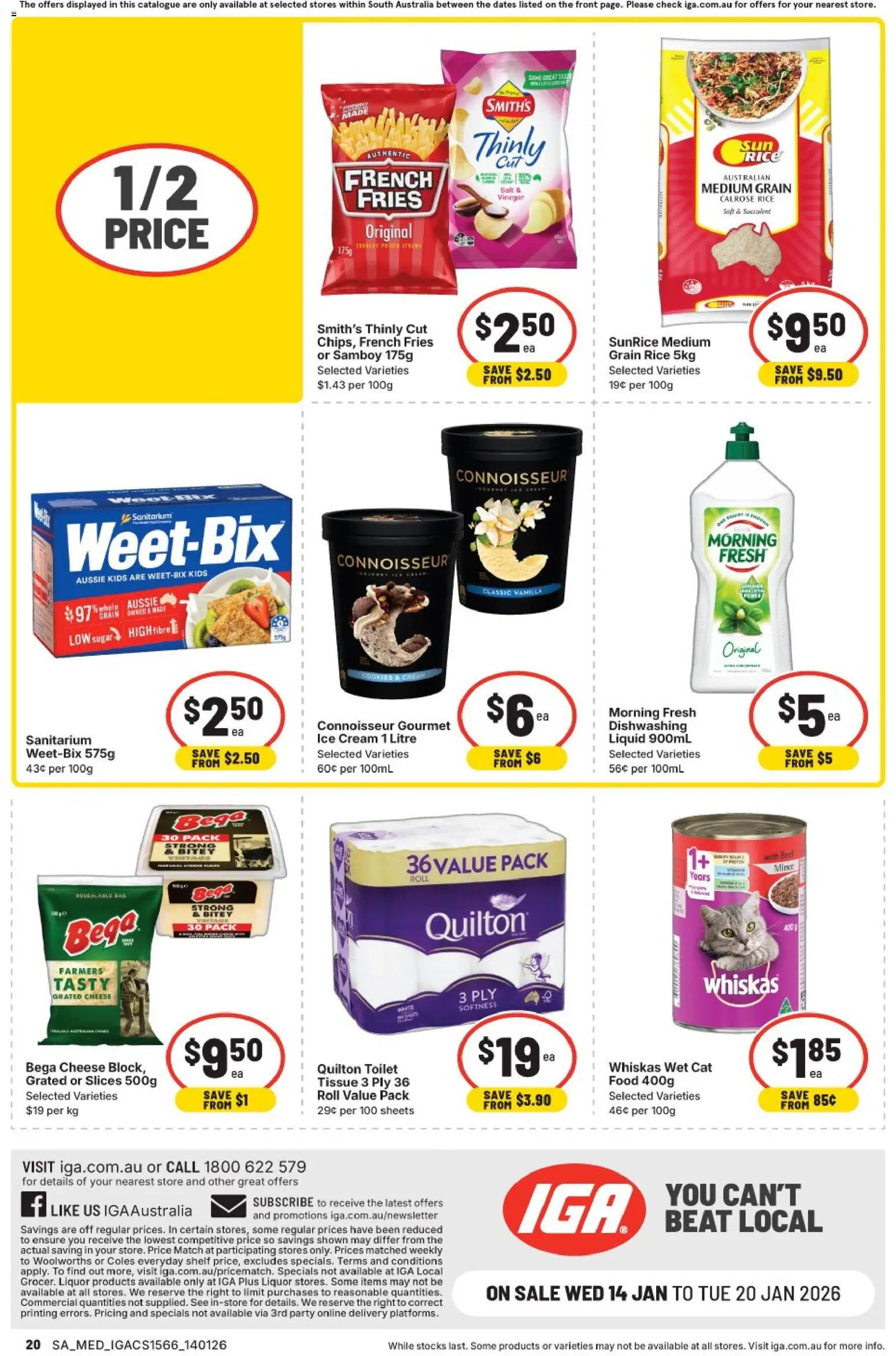 IGA Catalogue SA - page 16- valid from 14/01/2026