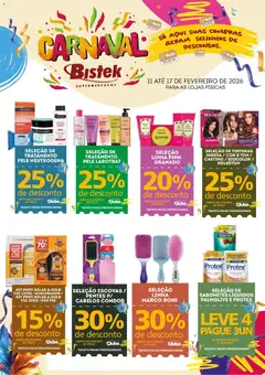 Pré-visualização Bistek Supermercados - Ofertas Carnaval Perfumaria  válida a partir de 11/02/2026