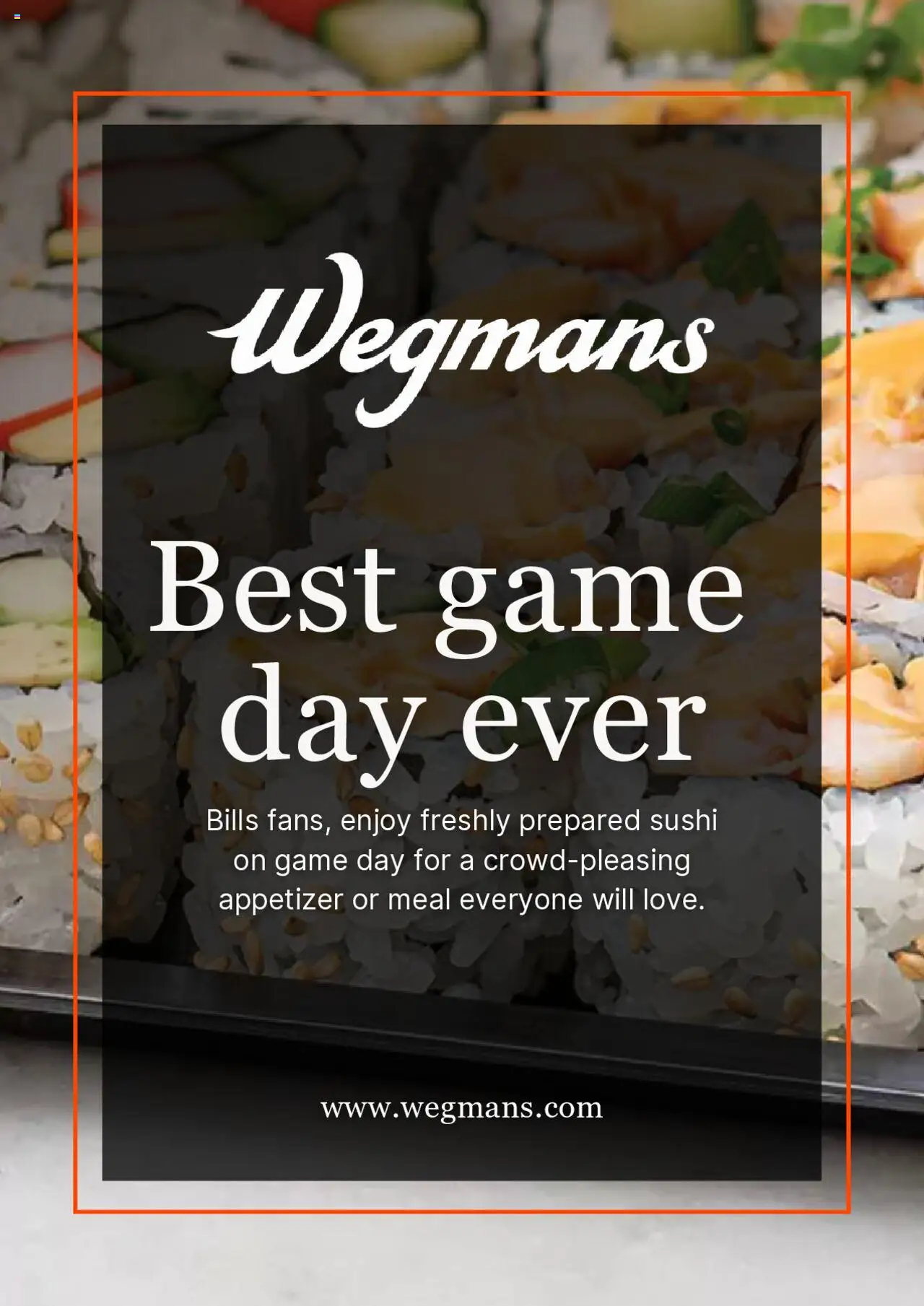 Wegmans Monthly Ad - page 1- valid from 10/01/2025