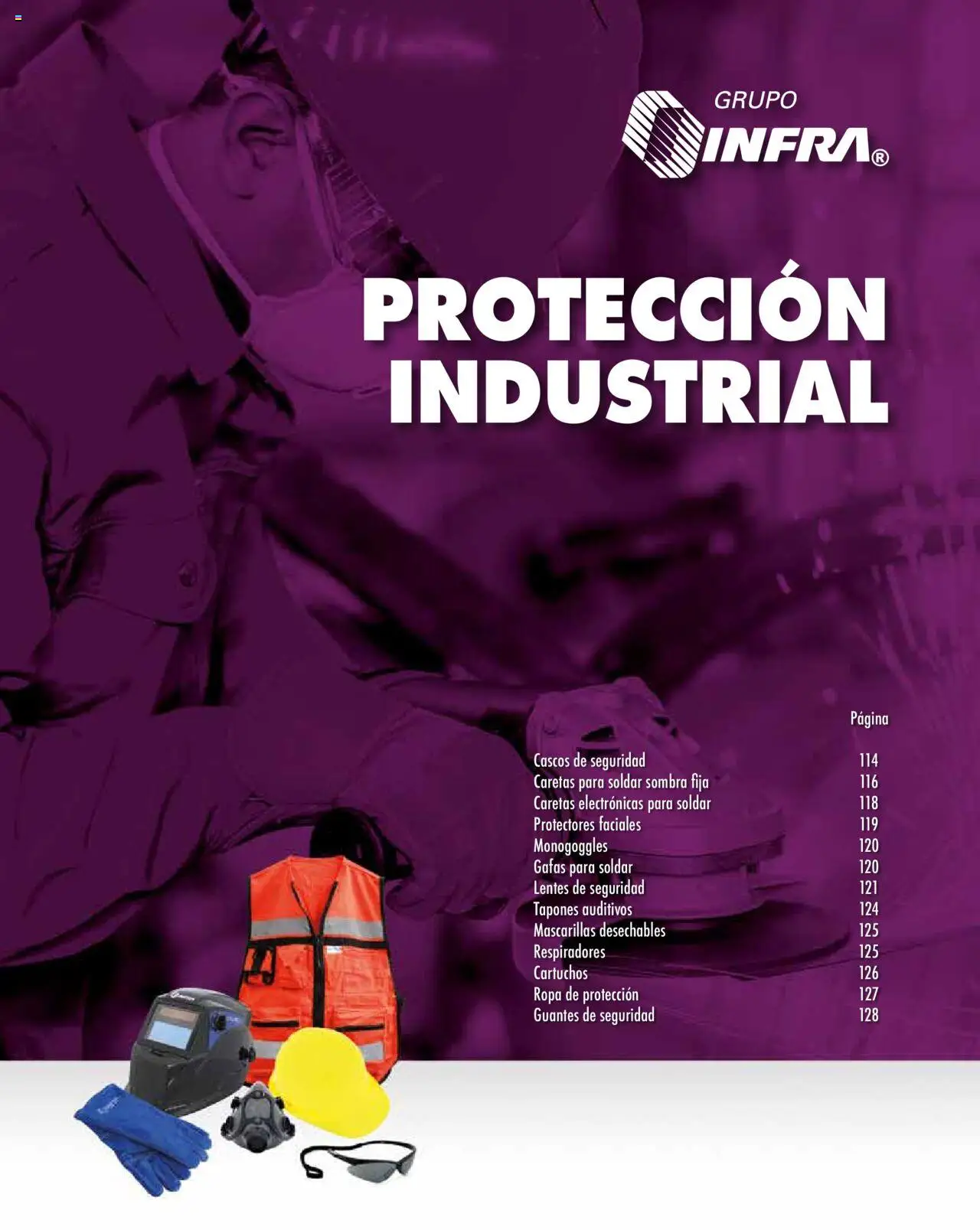 Infra catálogo Protección industrial - página 1- válido desde 07/01/2025