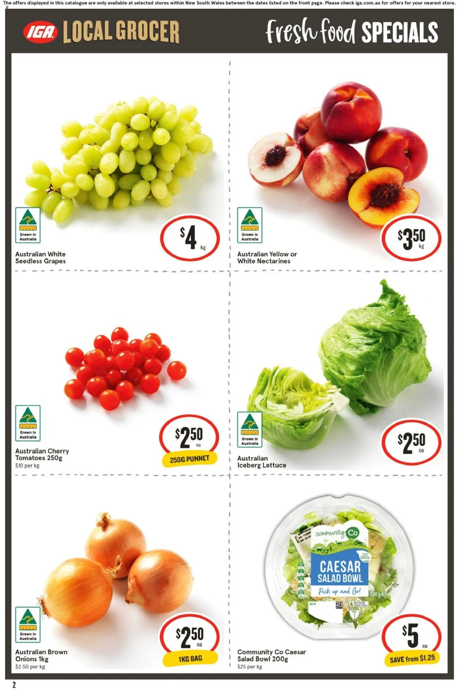 IGA Local Grocer NSW - page 2- valid from 25/02/2026