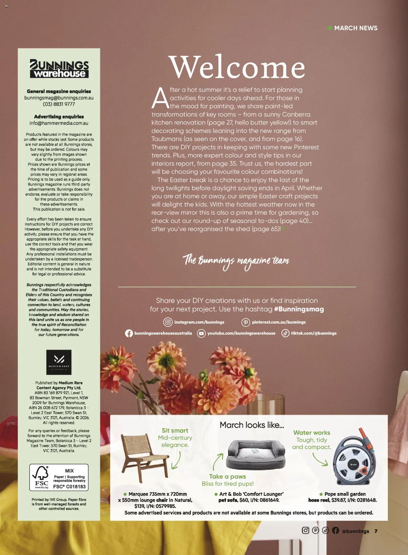 Catalogue Bunnings Warehouse March - page 7- valid from 01/03/2026