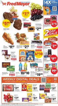 Preview Fred Meyer Weekly Ad valid from 08/13/2025