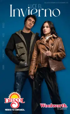 Del Sol y Woolworth catálogo Luce el Invierno válido desde 06/11/2025