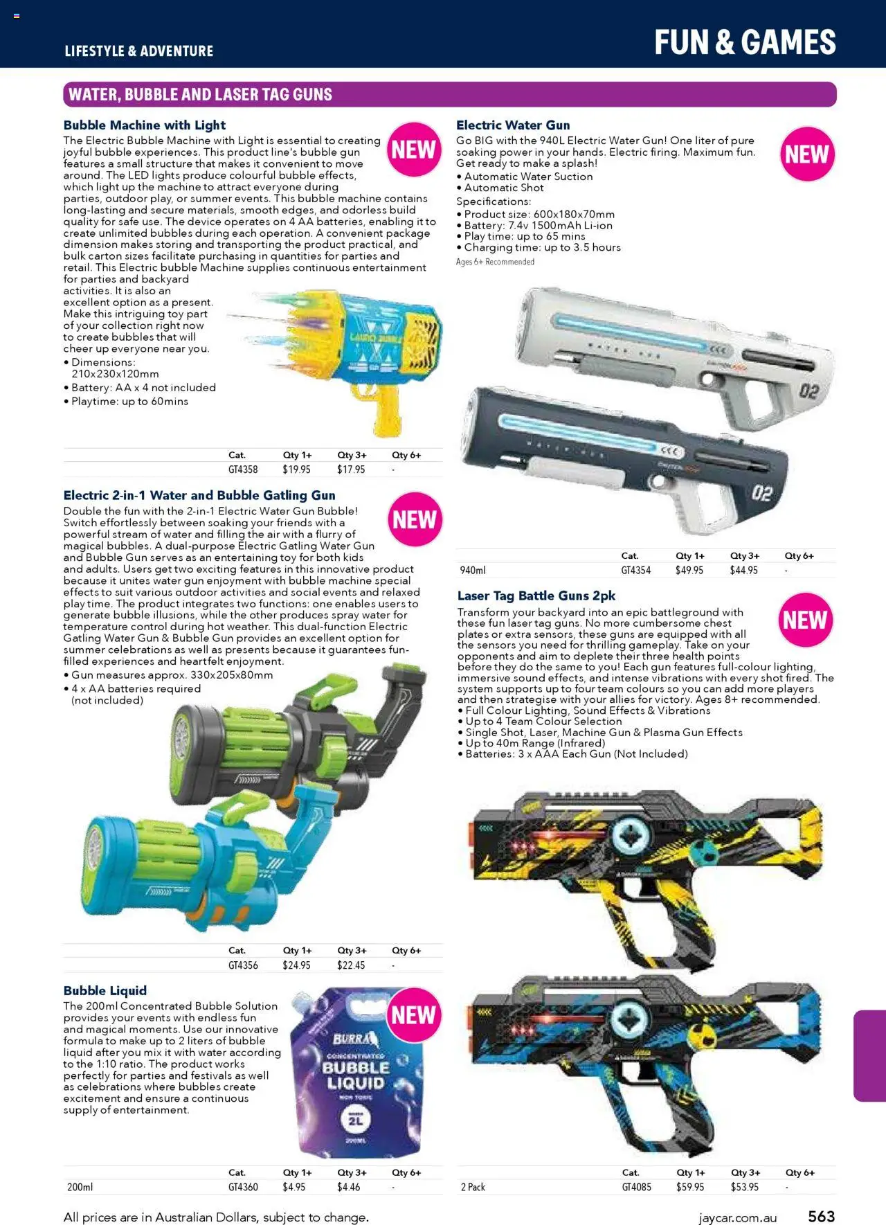 Jaycar Engineering & Scientific Catalogue 2025/2026  - page 563- valid from 09/07/2025