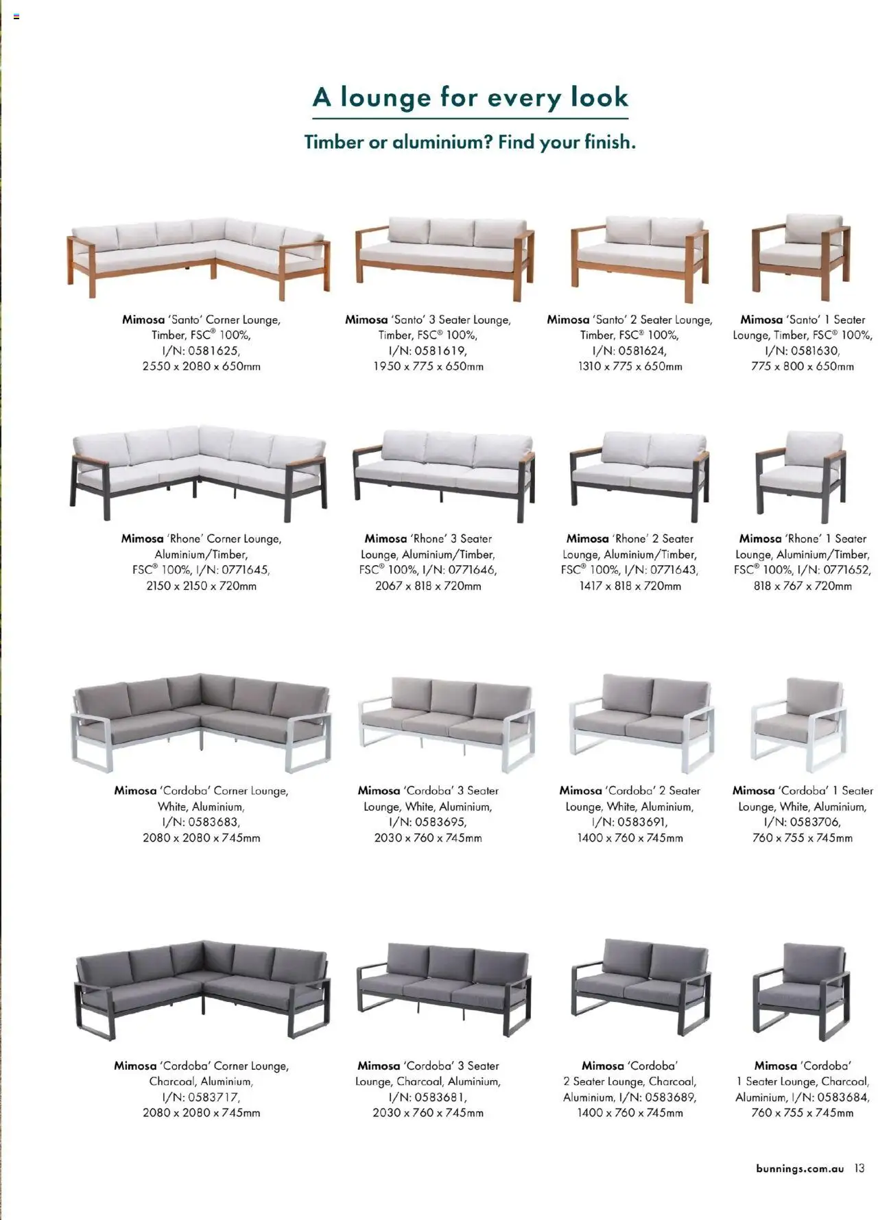 Bunnings Warehouse Outdoor Style Magazine 2025/26 - page 13- valid from 25/08/2025