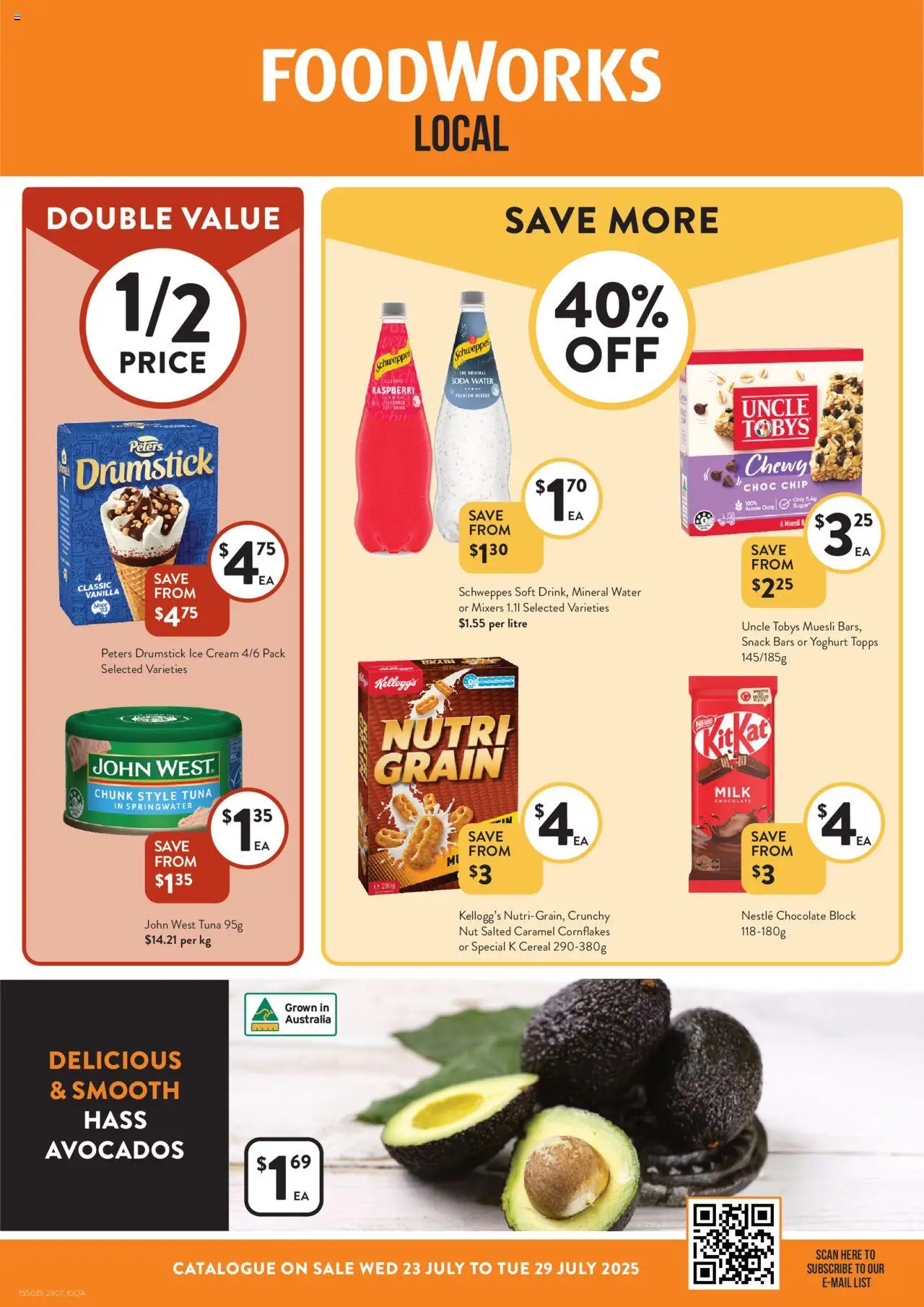 Foodworks - Catalogue QLD - page 1- valid from 23/07/2025