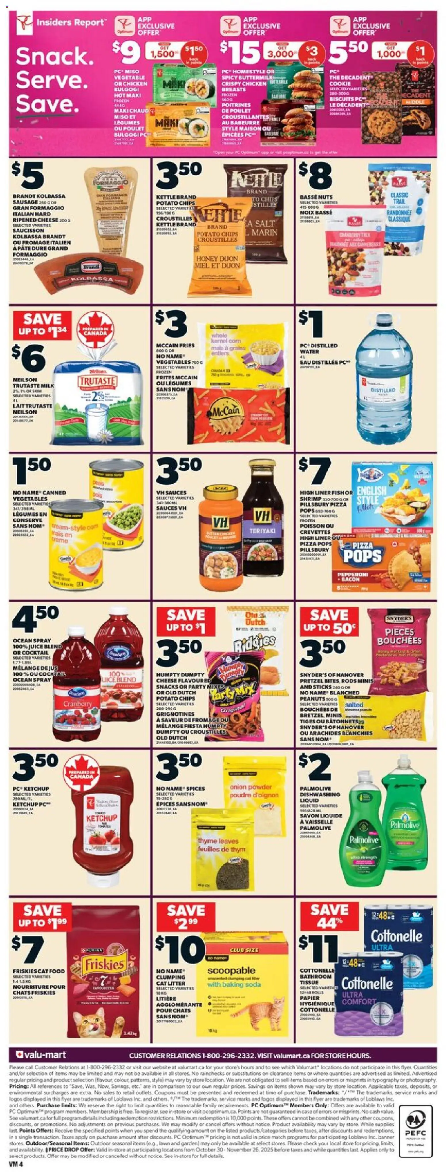 Valu Mart weekly flyer - page 2- valid from Nov 13, 2025