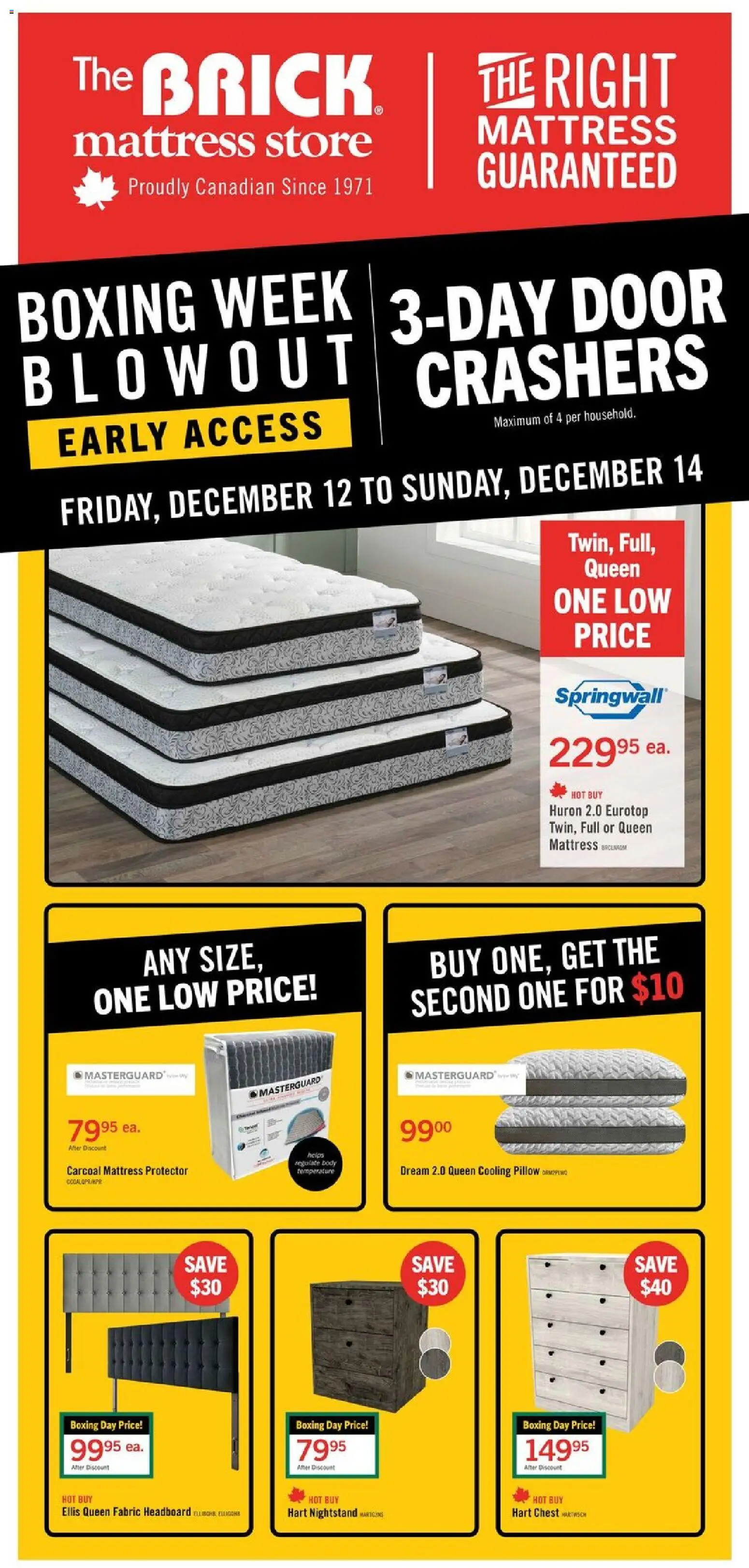 The Brick - Brick Mattress Store - page 1- valid from Dec 12, 2025