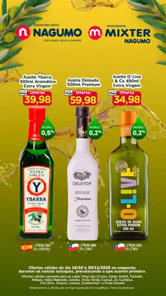 Pré-visualização Nagumo - Ofertas Azeites válida a partir de 16/10/2025