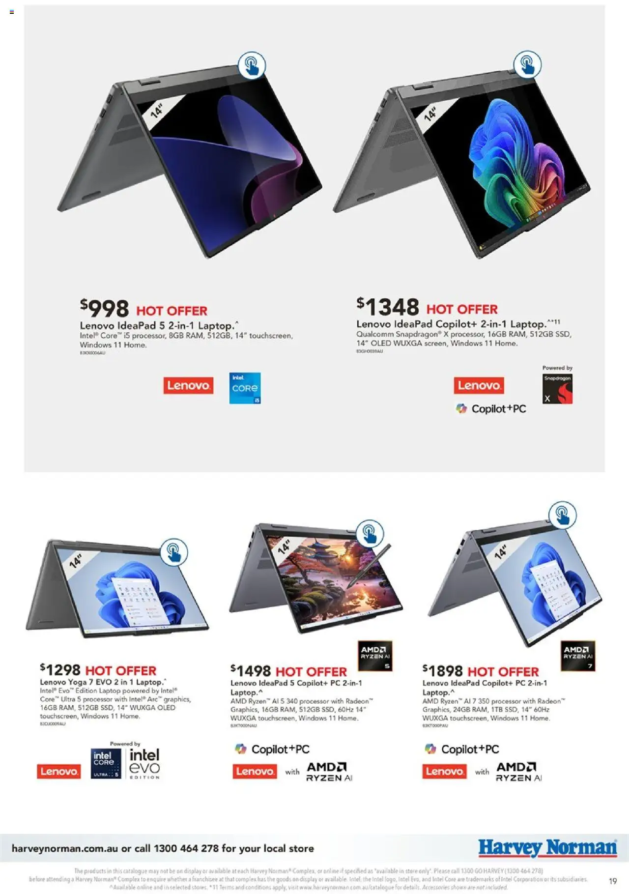 Harvey Norman  Catalogue  - page 19- valid from 10/07/2025
