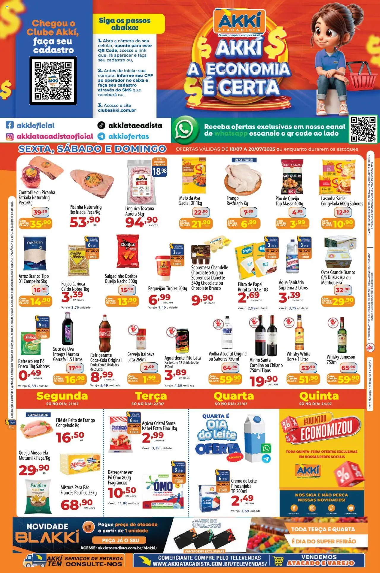 Akki Atacadista - Ofertas da semana - página 1- válido a partir de 18/07/2025
